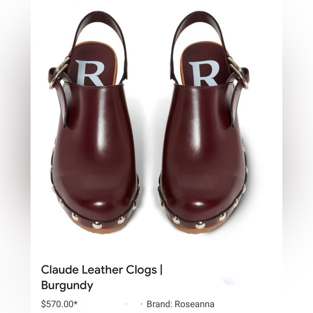 Rosanne Claude Clog. Size 39.